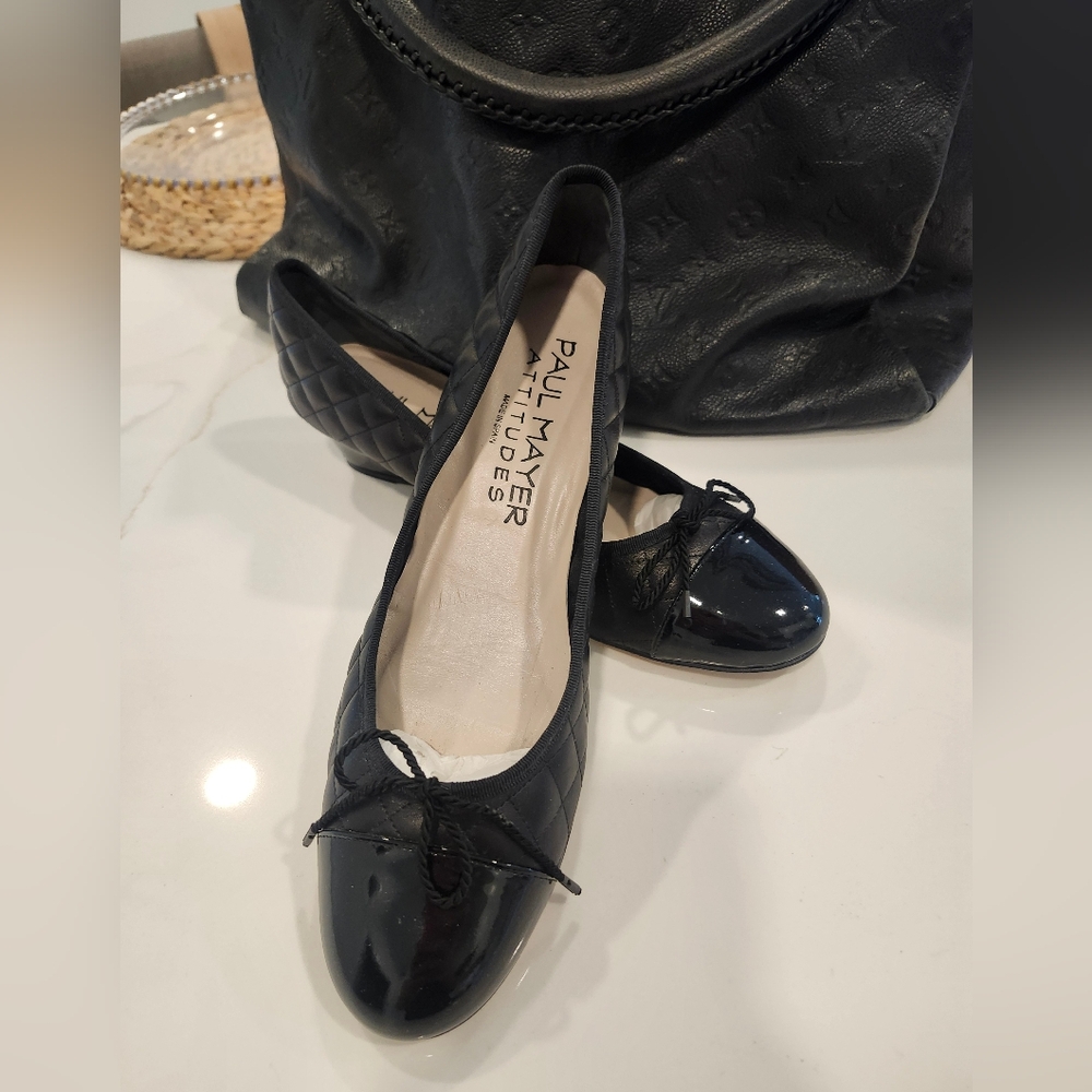Paul Mayer Quilted Leather Wedge - Picture 4 of 14